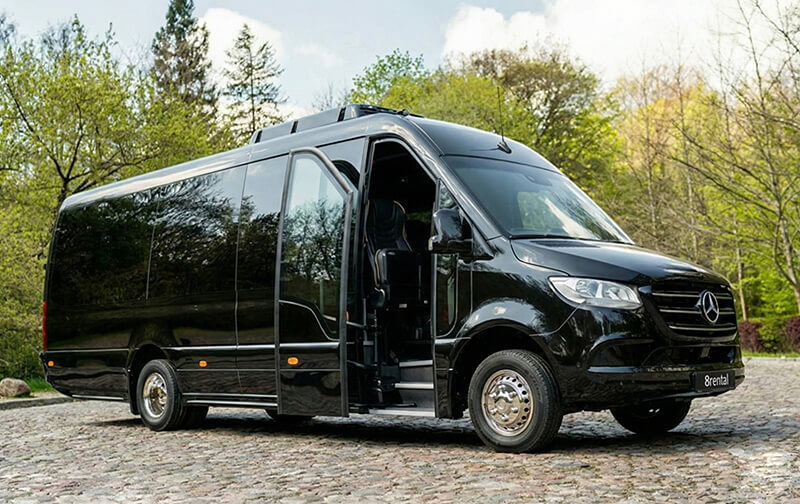 Executive Sprinter van, side view